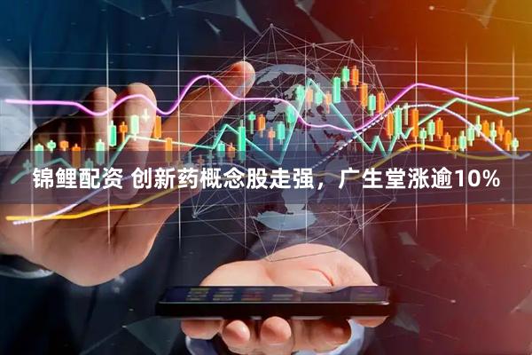 锦鲤配资 创新药概念股走强，广生堂涨逾10%