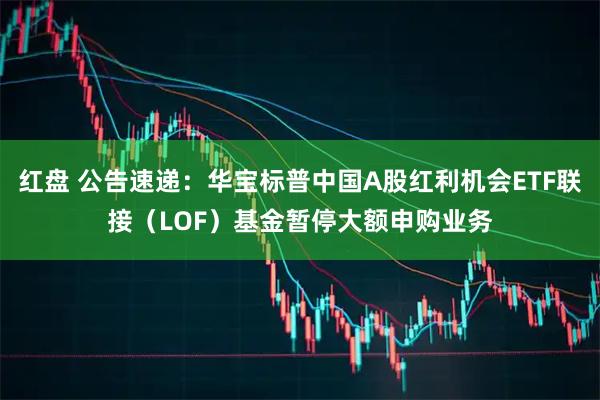 红盘 公告速递：华宝标普中国A股红利机会ETF联接（LOF）基金暂停大额申购业务