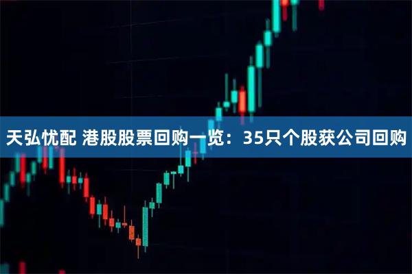 天弘忧配 港股股票回购一览：35只个股获公司回购